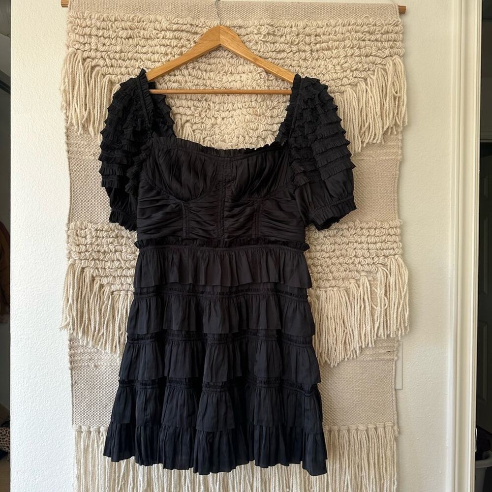 Ulla Johnson Lucette Ruffle Mini Dress